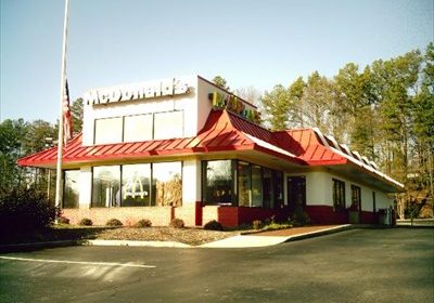 The original Clemson McDonald's on Tiger Blvd. was built in 1976